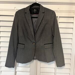 Massimo Fabbro Italy Plaid Elbow Sole Patch Blazer ‎ Size Small